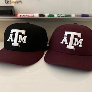 Texas A&M New Era Low Profile Hats X 2 7 5/8